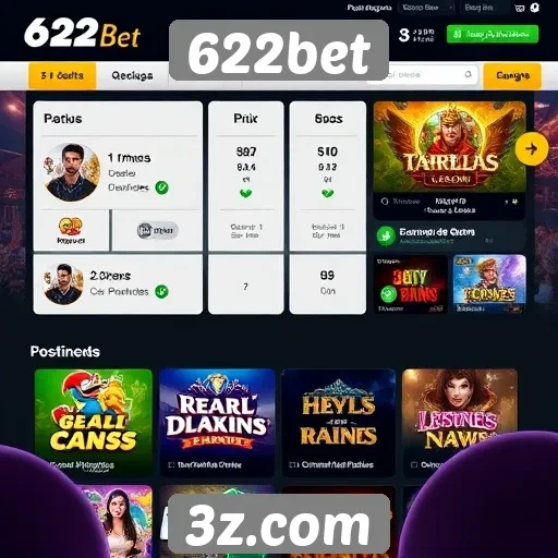 622bet apresenta novas funcionalidades para usuários