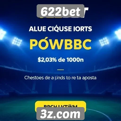 Promos e bônus disponíveis na 622bet para novos jogadores